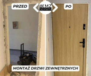 montaż drzwi zewnętrznych