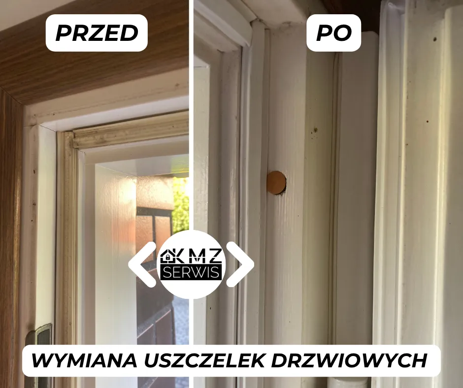 przed po wymiana drzwiowych