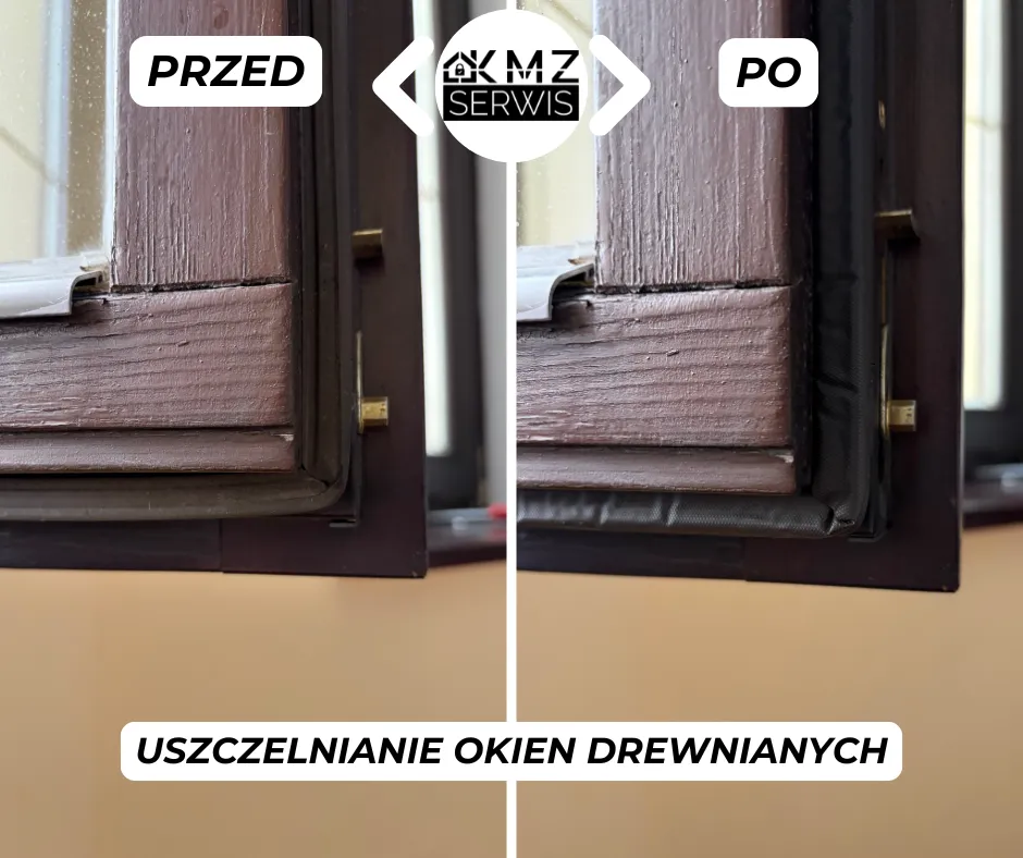 uszczelnianie okien drewnianych