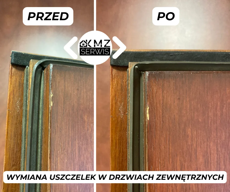 wymiana uszczelek drzwi zewnętrzne