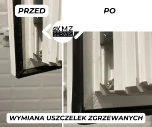 wymiana uszczelek zgrzewanych