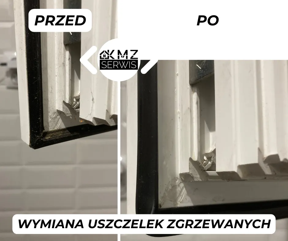 wymiana uszczelek zgrzewanych