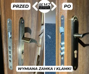 wymiana zamka i klamki