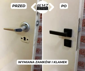 wymiana zamków i klamek